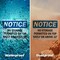 Signmission No Storage Permitted On Top Shelf Or Above 12', 10 in W x Rectangle, Vinyl Decal OS-2PACK-NS-D-710-L-14863 - alternate 3